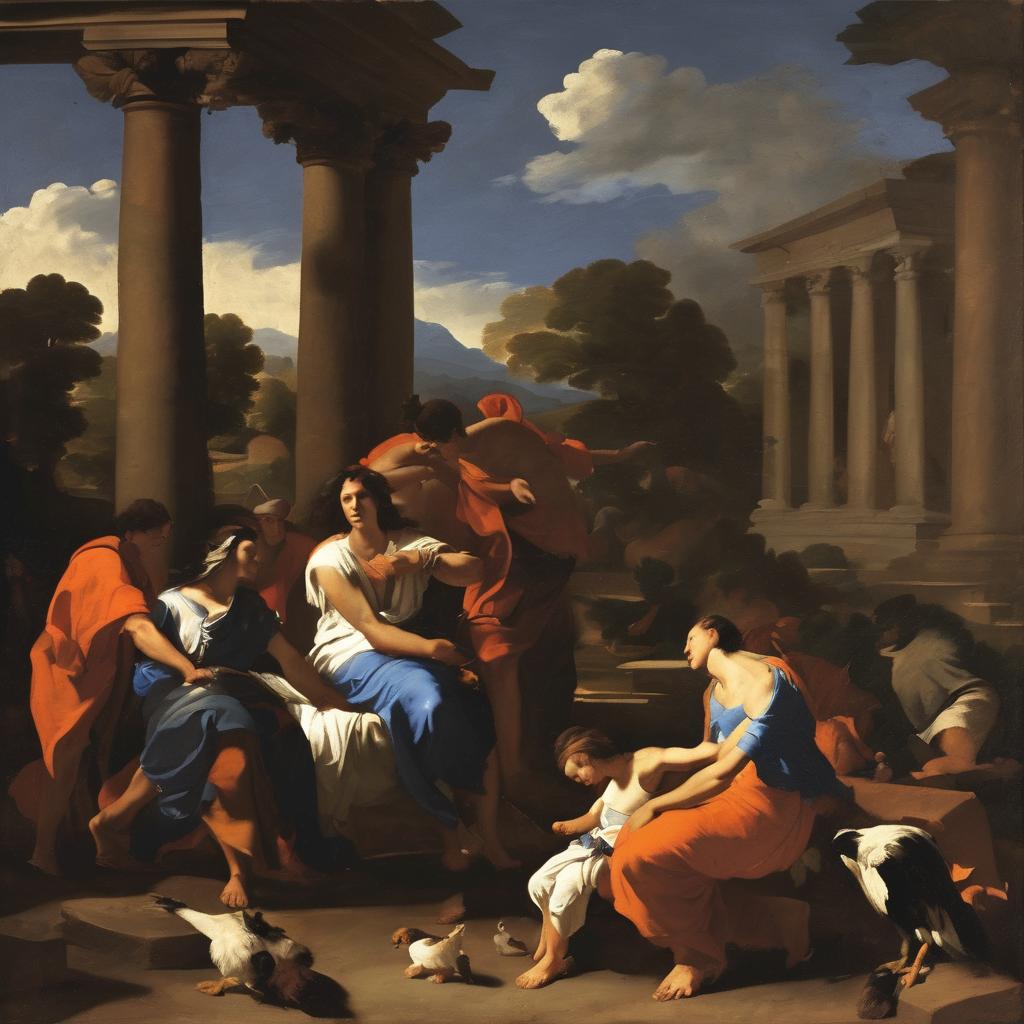 Η Τεχνική και ο Στυλ του Πουσέν στη Ζωγραφική